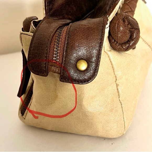 Matt and Nat Montreal PVC Bag Shimmering Cream Great Condition - Picture 13 of 13